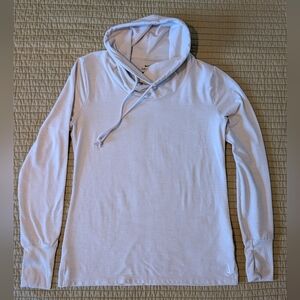 Nike Women's Pullover Dri-FIT Beige Cowl Neck Size Small
